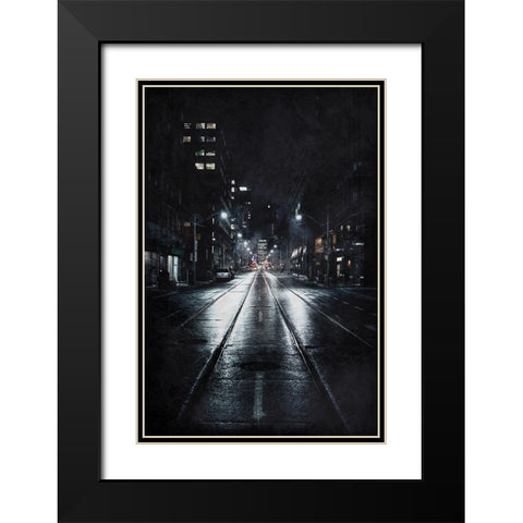 Night Watch 1 Black Modern Wood Framed Art Print with Double Matting by Prime, Marcus