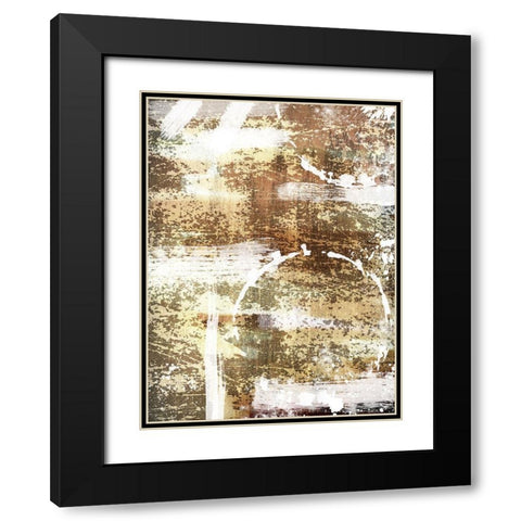 Chaotic Infusion 1 Black Modern Wood Framed Art Print with Double Matting by Prime, Marcus
