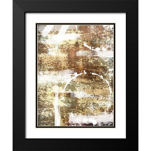 Chaotic Infusion 1 Black Modern Wood Framed Art Print with Double Matting by Prime, Marcus