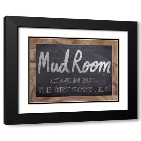 Mud Room Etiquette 1 Black Modern Wood Framed Art Print with Double Matting by Prime, Marcus