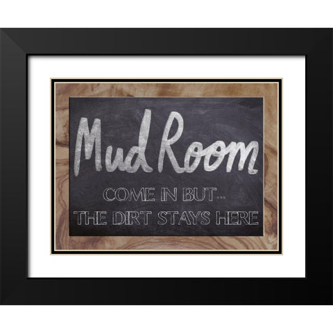 Mud Room Etiquette 1 Black Modern Wood Framed Art Print with Double Matting by Prime, Marcus