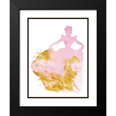 Princess Power 1 Black Modern Wood Framed Art Print with Double Matting by Prime, Marcus