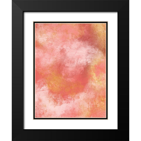 Living Coral 2 Black Modern Wood Framed Art Print with Double Matting by Prime, Marcus