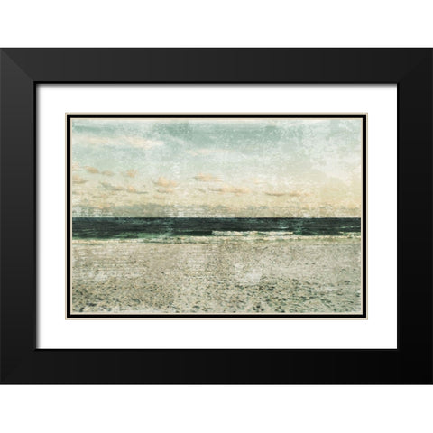 Invigorating Shore Black Modern Wood Framed Art Print with Double Matting by Prime, Marcus