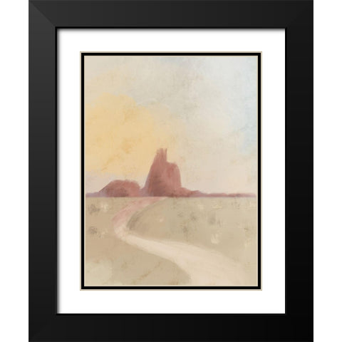 Lonely Desert 1 Black Modern Wood Framed Art Print with Double Matting by Prime, Marcus
