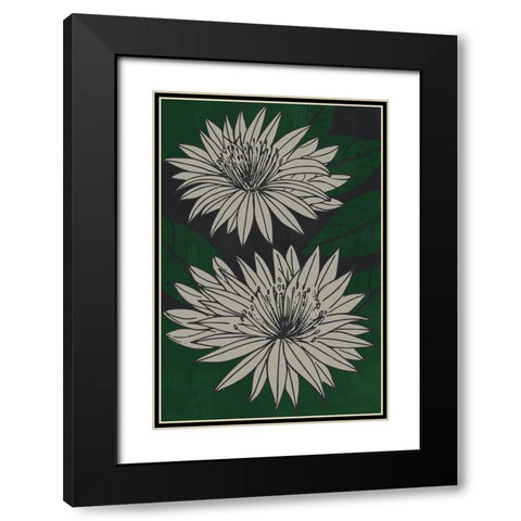 Floral Diversity Black Modern Wood Framed Art Print with Double Matting by Prime, Marcus