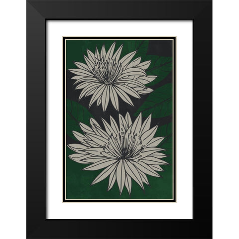 Floral Diversity Black Modern Wood Framed Art Print with Double Matting by Prime, Marcus