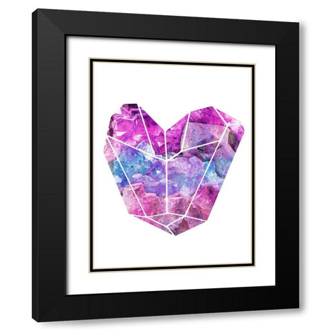 Crystalis Obscuris 2 Black Modern Wood Framed Art Print with Double Matting by Prime, Marcus