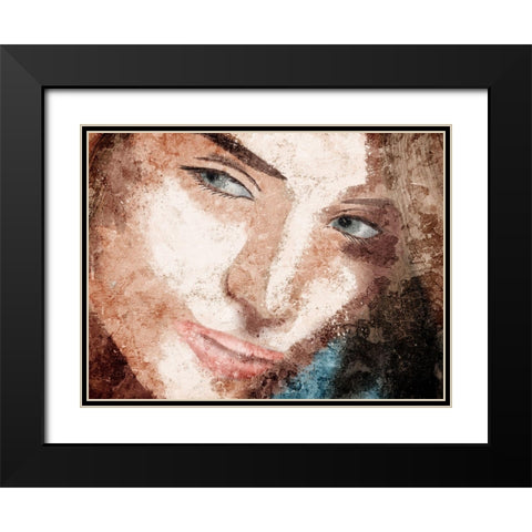 Abstract Beauty Black Modern Wood Framed Art Print with Double Matting by Prime, Marcus
