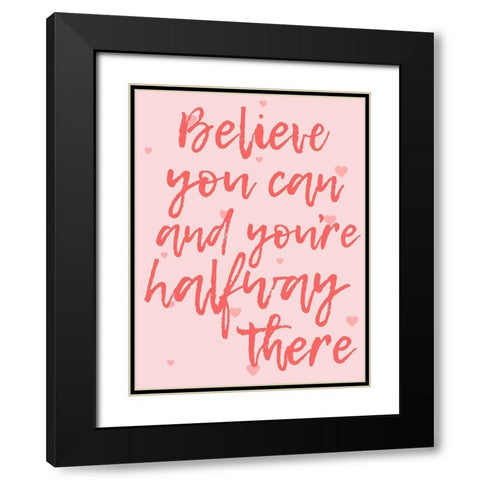 Halfway There Black Modern Wood Framed Art Print with Double Matting by Prime, Marcus