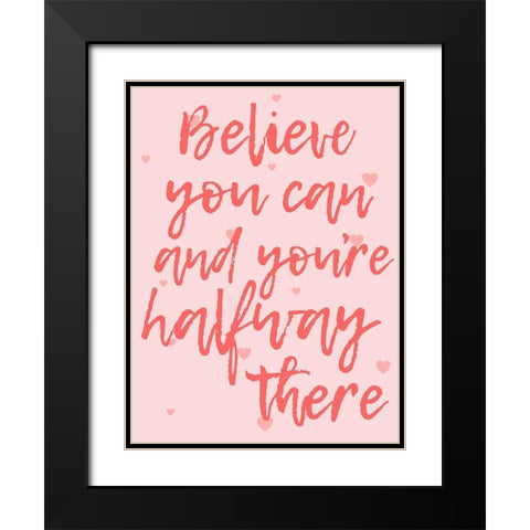 Halfway There Black Modern Wood Framed Art Print with Double Matting by Prime, Marcus