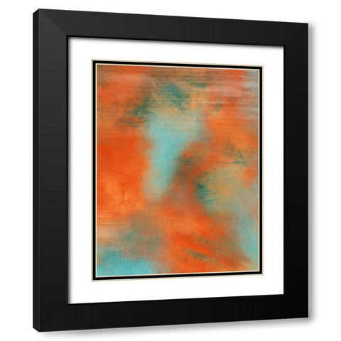 Orange Creamcicle 2 Black Modern Wood Framed Art Print with Double Matting by Prime, Marcus