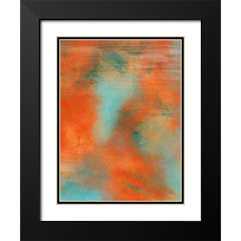 Orange Creamcicle 2 Black Modern Wood Framed Art Print with Double Matting by Prime, Marcus