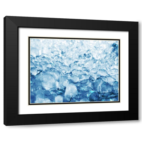 Bubbly Mint 2 Black Modern Wood Framed Art Print with Double Matting by Prime, Marcus