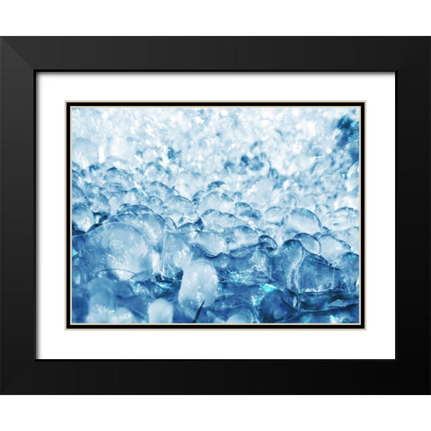 Bubbly Mint 2 Black Modern Wood Framed Art Print with Double Matting by Prime, Marcus