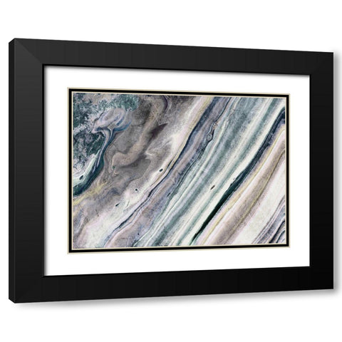 Stoned Tones 1 Black Modern Wood Framed Art Print with Double Matting by Prime, Marcus