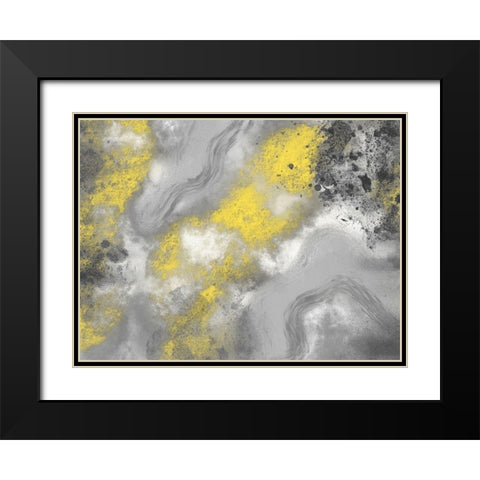 Shinning Tones 1 Black Modern Wood Framed Art Print with Double Matting by Prime, Marcus