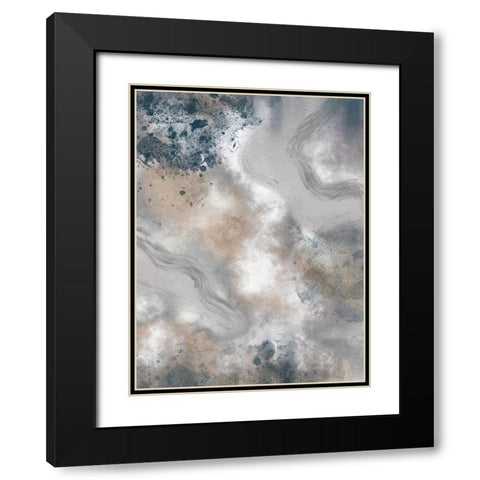 Earthly Tones 1 Black Modern Wood Framed Art Print with Double Matting by Prime, Marcus