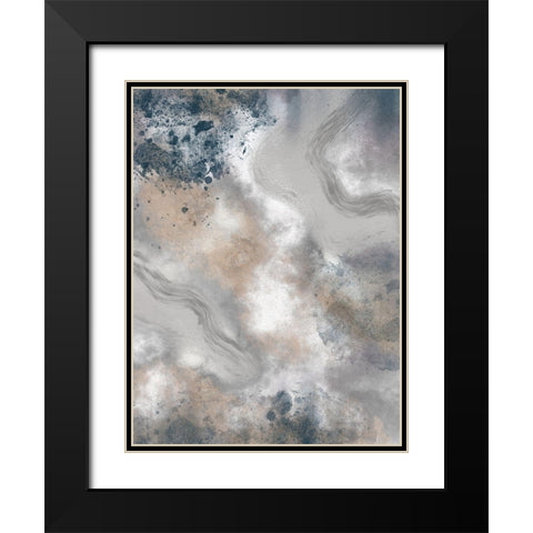 Earthly Tones 1 Black Modern Wood Framed Art Print with Double Matting by Prime, Marcus