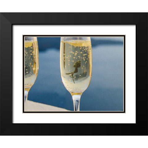 Wine Dive 1 Black Modern Wood Framed Art Print with Double Matting by Prime, Marcus