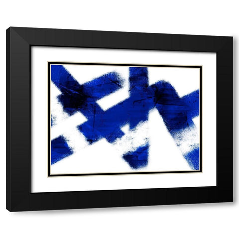 Azure Indulgence 3 Black Modern Wood Framed Art Print with Double Matting by Prime, Marcus