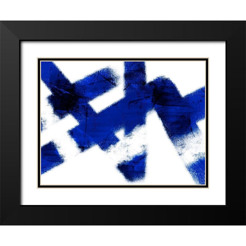 Azure Indulgence 3 Black Modern Wood Framed Art Print with Double Matting by Prime, Marcus