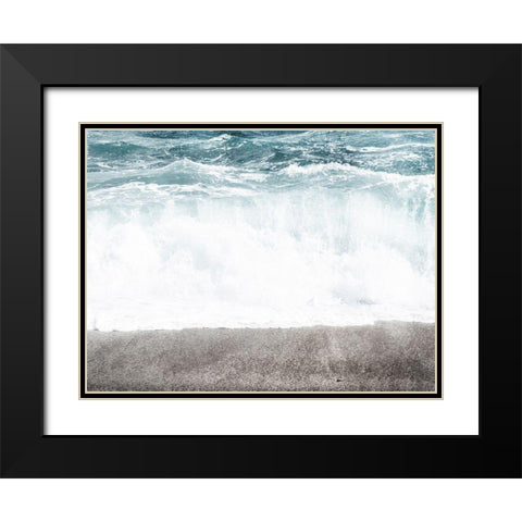Crashing Motions 1 Black Modern Wood Framed Art Print with Double Matting by Prime, Marcus