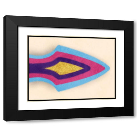 Crashing Motions 1 Black Modern Wood Framed Art Print with Double Matting by Prime, Marcus