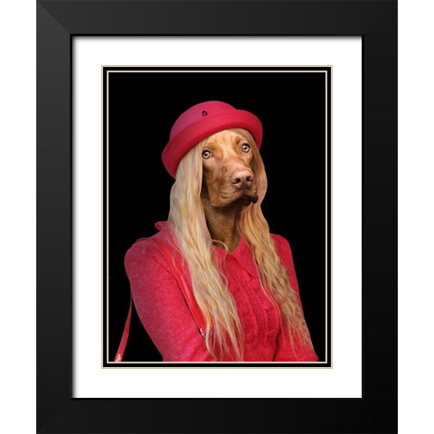 Daytime Disguise Black Modern Wood Framed Art Print with Double Matting by Prime, Marcus
