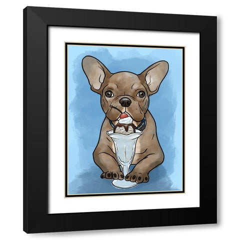 Delicious Treat Black Modern Wood Framed Art Print with Double Matting by Prime, Marcus