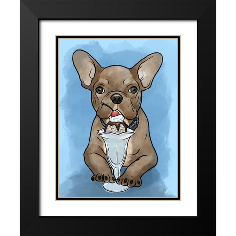 Delicious Treat Black Modern Wood Framed Art Print with Double Matting by Prime, Marcus