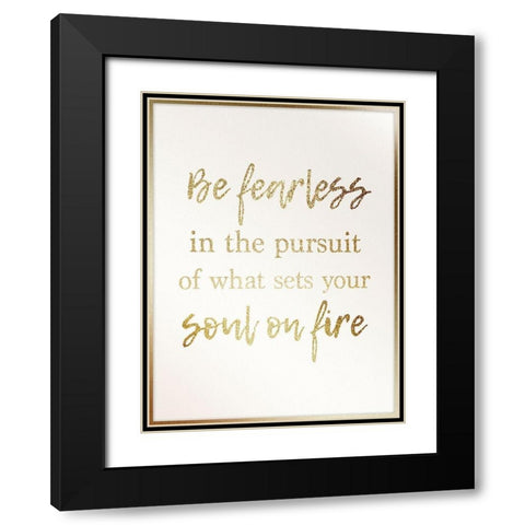 All Gold Soul 1 Black Modern Wood Framed Art Print with Double Matting by Prime, Marcus
