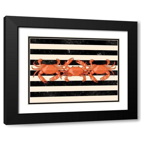 Crab Dance Black Modern Wood Framed Art Print with Double Matting by Prime, Marcus