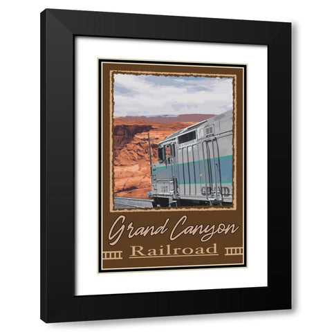 Grand Canyon Railroad 1 Black Modern Wood Framed Art Print with Double Matting by Prime, Marcus
