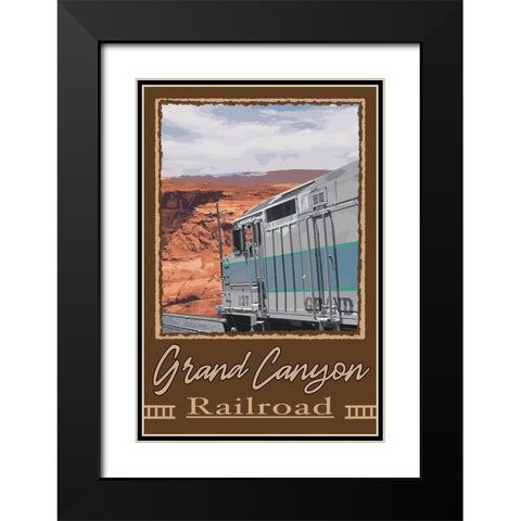 Grand Canyon Railroad 1 Black Modern Wood Framed Art Print with Double Matting by Prime, Marcus