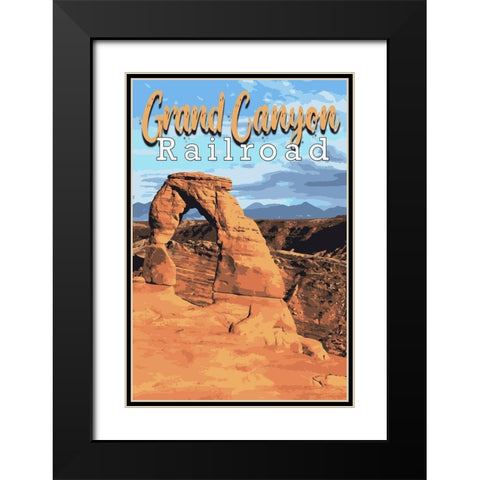 Grand Canyon Railroad 2 Black Modern Wood Framed Art Print with Double Matting by Prime, Marcus
