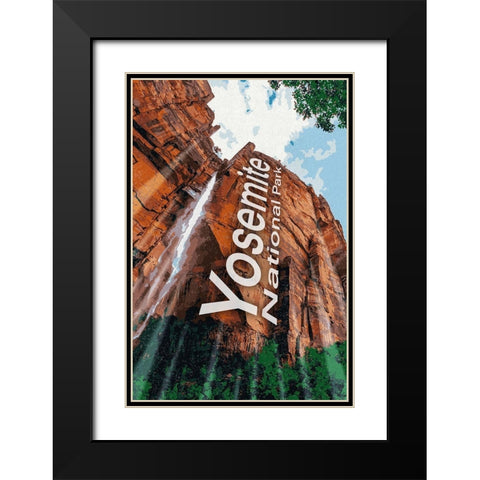 Yosemite Love Black Modern Wood Framed Art Print with Double Matting by Prime, Marcus