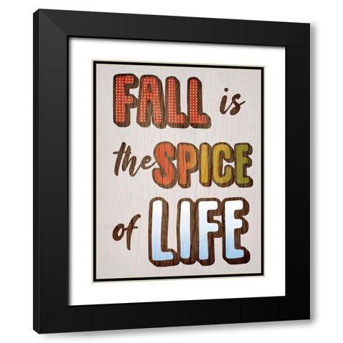Spice Of Life Black Modern Wood Framed Art Print with Double Matting by Prime, Marcus