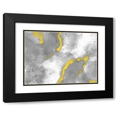 Bright Burst 1 Black Modern Wood Framed Art Print with Double Matting by Prime, Marcus