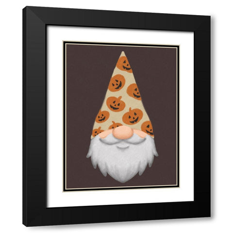 Fall Gnome 1 Black Modern Wood Framed Art Print with Double Matting by Prime, Marcus