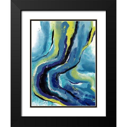Parallel Roads 1 Black Modern Wood Framed Art Print with Double Matting by Prime, Marcus