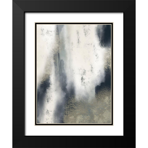 Systematic Obliteration 1 Black Modern Wood Framed Art Print with Double Matting by Prime, Marcus