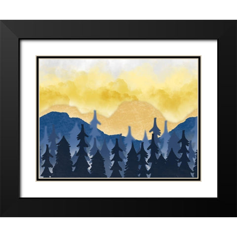 Skyward Journey 1 Black Modern Wood Framed Art Print with Double Matting by Prime, Marcus