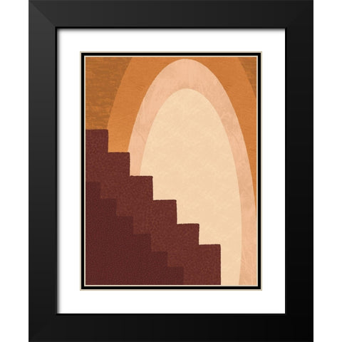Descending Path 1 Black Modern Wood Framed Art Print with Double Matting by Prime, Marcus