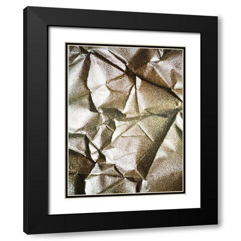 Metallic Stone Maze 1 Black Modern Wood Framed Art Print with Double Matting by Prime, Marcus