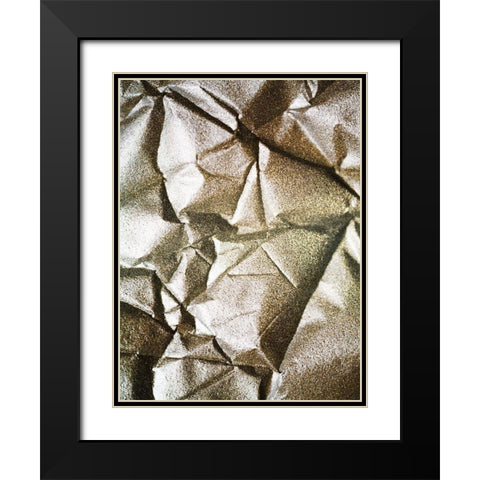 Metallic Stone Maze 1 Black Modern Wood Framed Art Print with Double Matting by Prime, Marcus