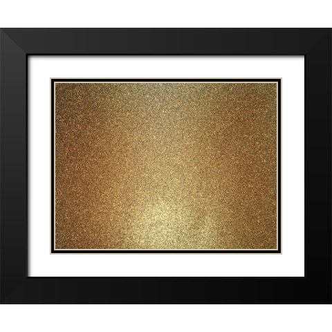 Metallic Grain 1 Black Modern Wood Framed Art Print with Double Matting by Prime, Marcus