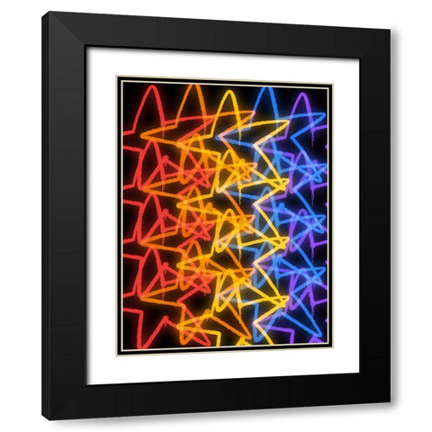 Urban Stars 1 Black Modern Wood Framed Art Print with Double Matting by Prime, Marcus