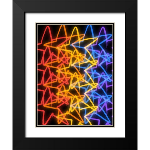 Urban Stars 1 Black Modern Wood Framed Art Print with Double Matting by Prime, Marcus