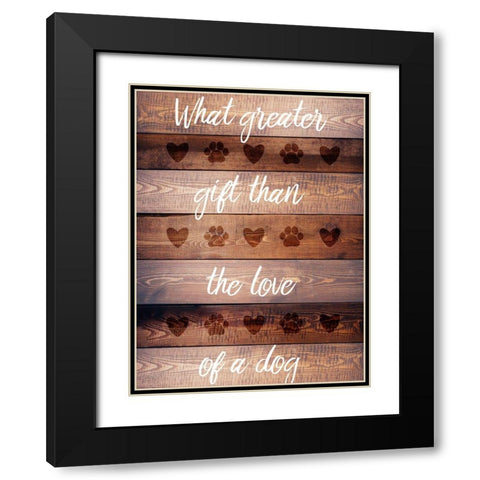 Furry Life 2 Black Modern Wood Framed Art Print with Double Matting by Prime, Marcus